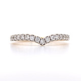 18ct Yellow Gold 0.25ct Claw Set Shaped Diamond Wedding Ring diamond ring engagement ring belfast wedding ring eternity ring diamond jewellery