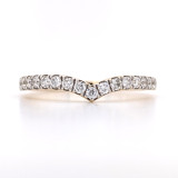 18ct Yellow Gold 0.35ct Claw Set Shaped Diamond Wedding Ring diamond ring engagement ring belfast wedding ring eternity ring diamond jewellery