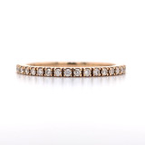 18ct Rose Gold 0.25ct Claw Set Diamond Wedding Ring murray co jewellers belfast wedding rings eternity rings