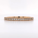 18ct Rose Gold 0.40ct Pavé Set Diamond Ring diamond ring engagement ring belfast wedding ring eternity ring diamond jewellery