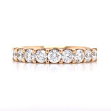 18ct Rose Gold 1.01ct Claw Set 9 Stone Wedding Ring diamond ring engagement ring belfast wedding ring eternity ring diamond jewellery