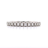 full eternity 0.60ct diamond ring platinum claw set murray co jewellers belfast