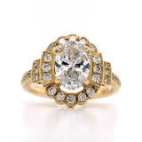 18ct yellow gold fancy oval diamond cluster engagement ring murray co jewellers belfast 18ct yellow gold fancy oval diamond cluster engagement ring murray co jewellers belfast