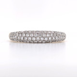 18ct Yellow Gold 0.40ct Pavé Set Diamond Triple Row Eternity Ring murray co jewellers belfast wedding rings eternity rings