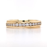 18ct Yellow Gold 0.35ct Channel Set Diamond Wedding Ring murray co jewellers belfast wedding rings eternity rings