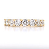 18ct Yellow Gold 1.50ct Claw Set Diamond Wedding Ring murray co jewellers belfast wedding rings eternity rings