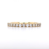 18ct Yellow Gold 0.85ct Claw Set Diamond Full Eternity Ring murray co jewellers belfast