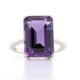 9ct White Gold 6.60ct Octagon Amethyst Ring  murray co jewellers belfast engagement rings wedding rings gemstone rings jewellery