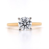 18ct Yellow Gold 1.23ct Lab Grown Diamond Solitaire Ring murray co jewellers belfast