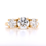 18ct Yellow Gold 2.00ct Lab Grown Diamond 3 Stone Ring murray co jewellers belfast 18ct Yellow Gold 2.00ct Lab Grown Diamond 3 Stone Ring murray co jewellers belfast