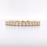 18ct Yellow Gold 0.33ct Diamond Claw Set Wedding Ring murray co jewellers belfast wedding rings eternity rings