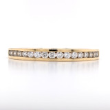 18ct Yellow Gold 0.35ct Diamond Channel Set Wedding Ring murray co jewellers belfast wedding rings eternity rings
