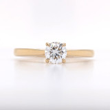 18ct Yellow Gold 0.50ct Round Brilliant Diamond Solitaire Ring murray co jewellers belfast engagement rings
