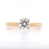 18ct Yellow Gold 0.70ct Round Brilliant Diamond Solitaire Ring murray co jewellers belfast engagement rings