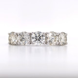 Platinum 2.00ct Round Brilliant Diamond 5 Stone Ring murray co jewellers belfast eternity rings