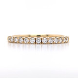 18ct Yellow Gold 0.28ct Diamond Claw Set Wedding Ring murray co jewellers belfast wedding rings