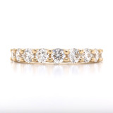 18ct Yellow Gold 1.25ct Diamond Claw Set Eternity Ring murray co jewellers belfast wedding rings eternity rings