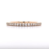 18ct Rose Gold 0.25ct Claw Set Diamond Wedding Ring murray co jewellers belfast eternity rings wedding rings