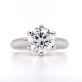 18ct White Gold 1.72ct Round Brilliant Diamond Solitaire Ring murray co jewellers belfast engagement rings