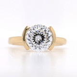 18ct Yellow Gold 2.09ct Lab Grown Mixed Cut Diamond Solitaire Ring murray co jewellers belfast engagement rings
