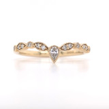 18ct Yellow Gold 0.17ct Diamond Fancy Shaped Wedding Ring murray co jewellers belfast wedding rings eternity rings