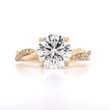 18ct Yellow Gold 2.16ct Lab Grown Diamond Solitaire Ring murray co jewellers belfast engagement rings