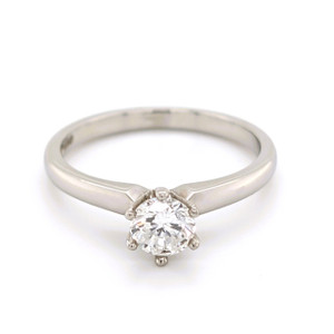Platinum 0.52ct 6 Claw Diamond Solitaire Ring diamond ring engagement ring belfast wedding ring eternity ring diamond jewellery