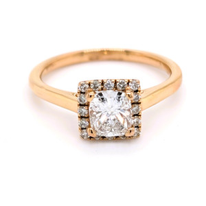 18ct Rose Gold 0.90ct Halo Cluster Diamond Ring diamond ring engagement ring belfast wedding ring eternity ring diamond jewellery