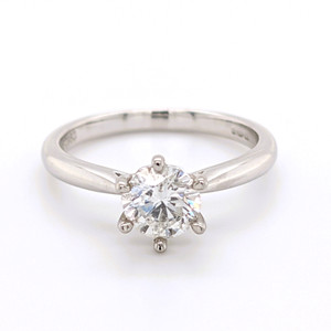 Platinum 0.90ct 6 Claw Round Brilliant Solitaire Diamond Ring diamond ring engagement ring belfast wedding ring eternity ring diamond jewellery