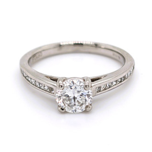 Platinum 1.19ct Diamond Set Solitaire Engagement Ring diamond ring engagement ring belfast wedding ring eternity ring diamond jewellery