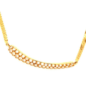 18ct Yellow Gold Diamond Cluster Bar Pendant diamond ring engagement ring belfast wedding ring eternity ring diamond jewellery