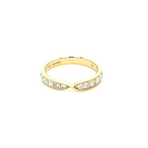 18ct Yellow Gold 0.40ct Diamond Shaped Wedding Ring diamond ring engagement ring belfast wedding ring eternity ring diamond jewellery