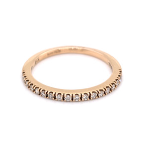 18ct Rose Gold 0.25ct Claw Set Diamond Wedding Ring murray co jewellers belfast wedding rings eternity rings