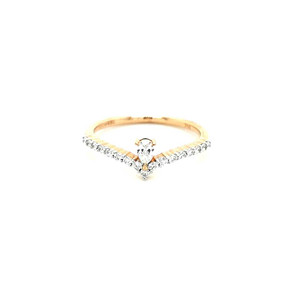 18ct Rose Gold 0.50ct Diamond V Shaped Wedding Ring diamond ring engagement ring belfast wedding ring eternity ring diamond jewellery