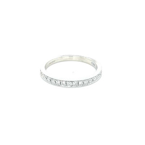 Platinum 0.26ct Pavé Set Milgrain Edged Diamond Wedding Ring diamond ring engagement ring belfast wedding ring eternity ring diamond jewellery