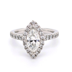 Platinum 1.60ct Marquise Diamond Cluster Engagement Ring diamond ring engagement ring belfast wedding ring eternity ring diamond jewellery