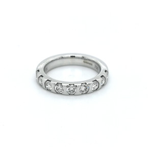 18ct White Gold 1.01ct Diamond Wedding Ring murray co jewellers belfast 18ct White Gold 1.01ct Diamond Wedding Ring murray co jewellers belfast