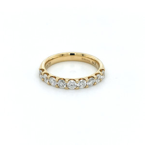 18ct Yellow Gold 1.00ct Diamond Claw Set Eternity Ring murray co jewellers belfast 18ct Yellow Gold 1.00ct Diamond Claw Set Eternity Ring murray co jewellers belfast