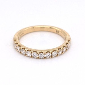 18ct Yellow Gold 0.50ct Claw Set Diamond Wedding Ring murray co jewellers belfast wedding rings eternity rings
