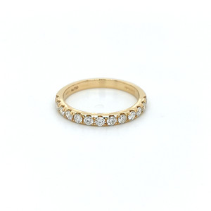 18ct Yellow Gold 0.50ct Claw Set Diamond Wedding Ring murray co jewellers belfast