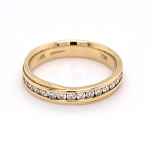 18ct Yellow Gold 0.35ct Channel Set Diamond Wedding Ring murray co jewellers belfast wedding rings eternity rings