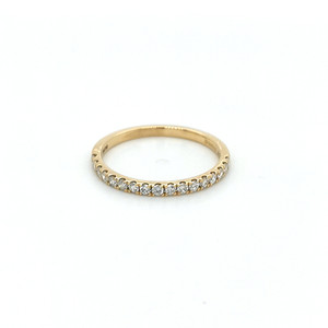 18ct Yellow Gold Claw Set 0.33ct Diamond Wedding Ring murray co jewellers belfast