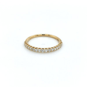 18ct Yellow Gold 0.33ct Diamond Wedding Ring murray co jewellers belfast