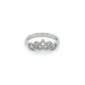 Platinum 0.26ct Diamond Tiara Style Wedding Ring murray co jewellers belfast