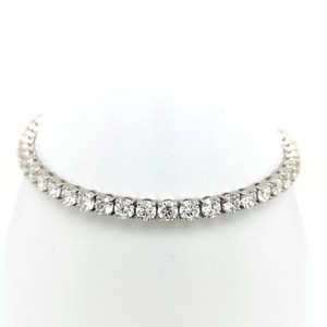 18ct White Gold 7.28ct Lab Grown Diamond Tennis Bracelet murray co jewellers belfast