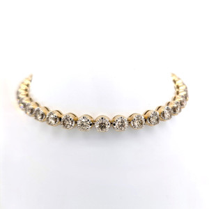 9ct Yellow Gold 5.50ct Diamond Bracelet murray co jewellers belfast