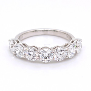 Platinum 2.23ct Lab Grown Round Brilliant Diamond 7 Stone Ring murray co jewellers belfast Platinum 2.23ct Lab Grown Round Brilliant Diamond 7 Stone Ring murray co jewellers belfast