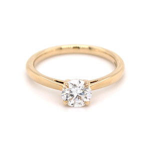 18ct Yellow Gold 0.70ct Round Brilliant Diamond Solitaire Ring murray co jewellers belfast engagement rings