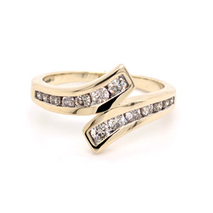 9ct Yellow Gold 0.50ct Diamond Split Graduated Eternity Ring murray co jewellers belfast