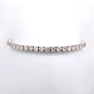 18ct White Gold 7.13ct Lab Grown Diamond Tennis Bracelet murray co jewellers belfast lab diamonds bracelets
